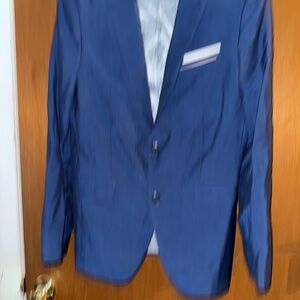 Zara Navy Blazer with Pocket Detail